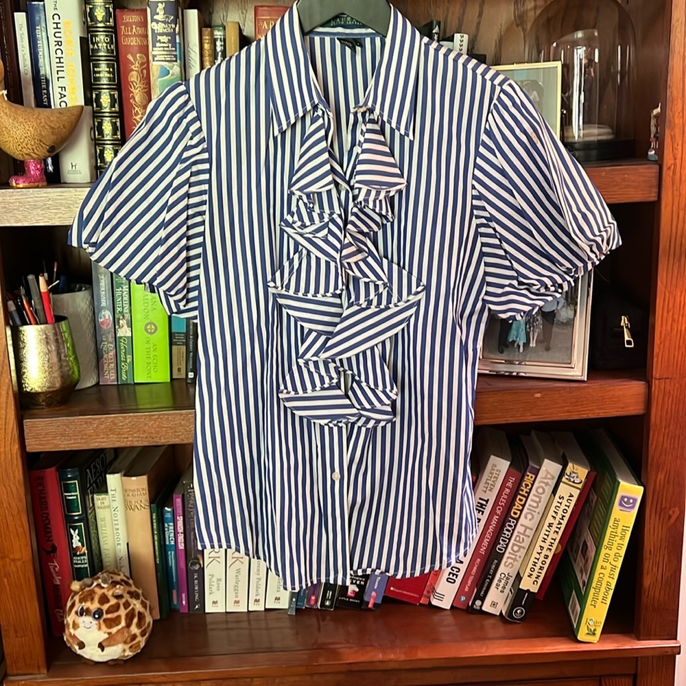 Ralph Lauren Button down with ruffles